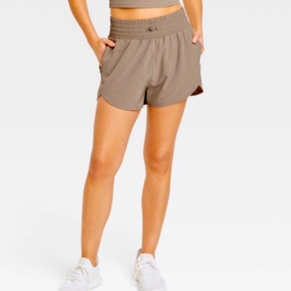 All In Motion Tan Running Short - Picture 3 of 13